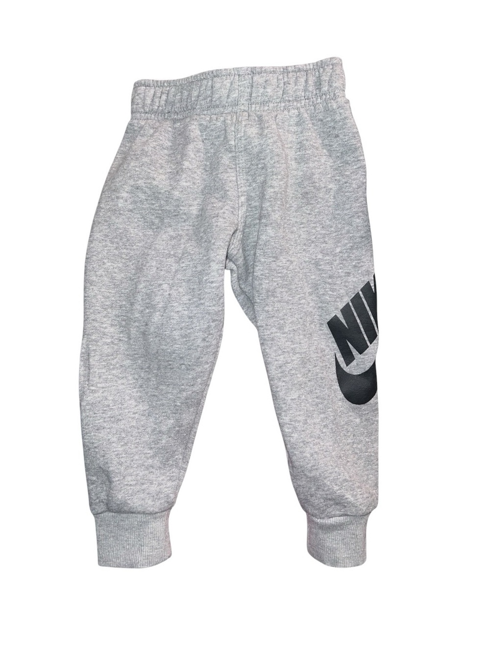 Nike Light Gray ToddlerJoggers with Black Logo